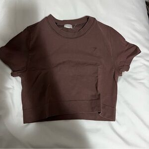 Gymshark cropped cotton tee